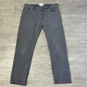 Paper Denim & Cloth Pants Mens 36x30 Cotton Cream Casual Chino Khaki